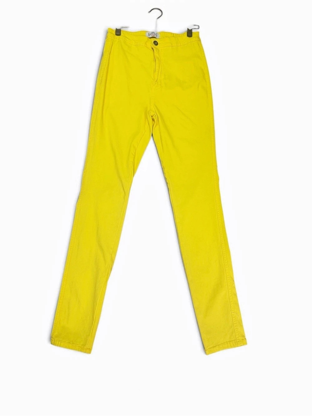 Swank a posh Yellow Skinny Pants Size Large Like New